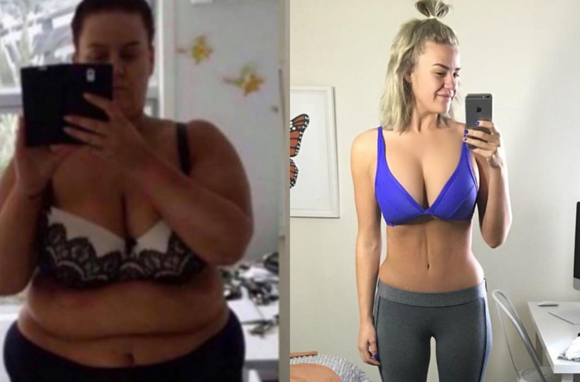 Симона Андерсон до и после похудения